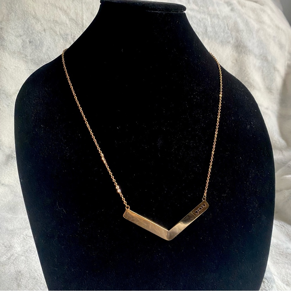 Grace V Shape Golden Necklace